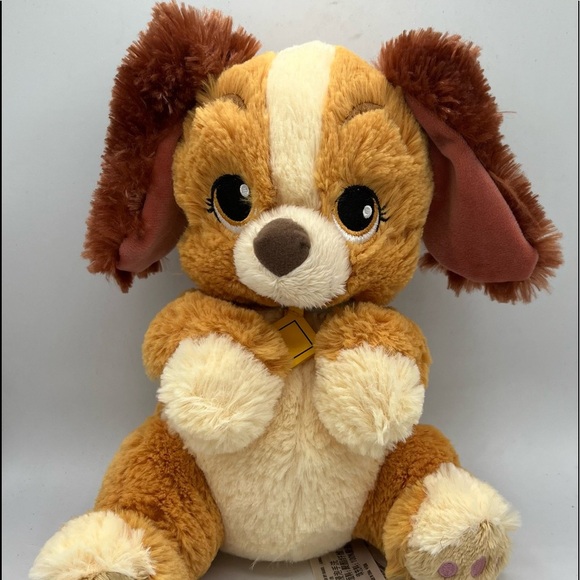 Disney LADY PUPPY DOG From LADY AND THE TRAMP Stuffed Animal PLUSH SOFT TOY 9” - Picture 1 of 3